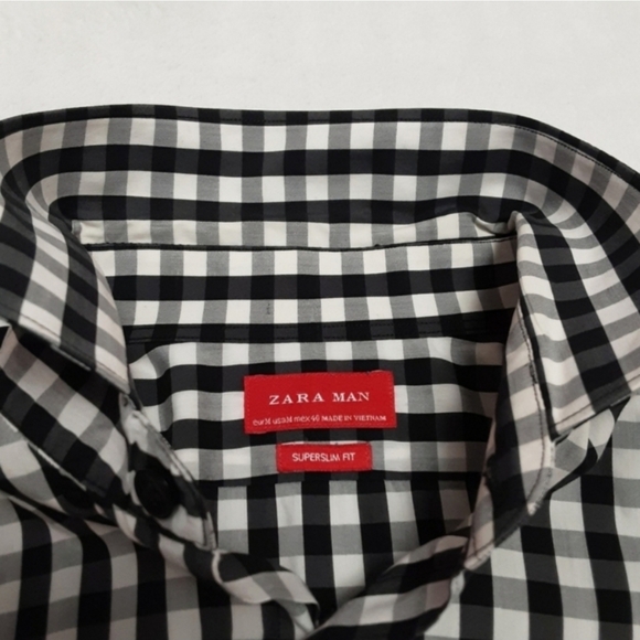 Zara Button Up Shirt Mens Medium - Picture 6 of 16